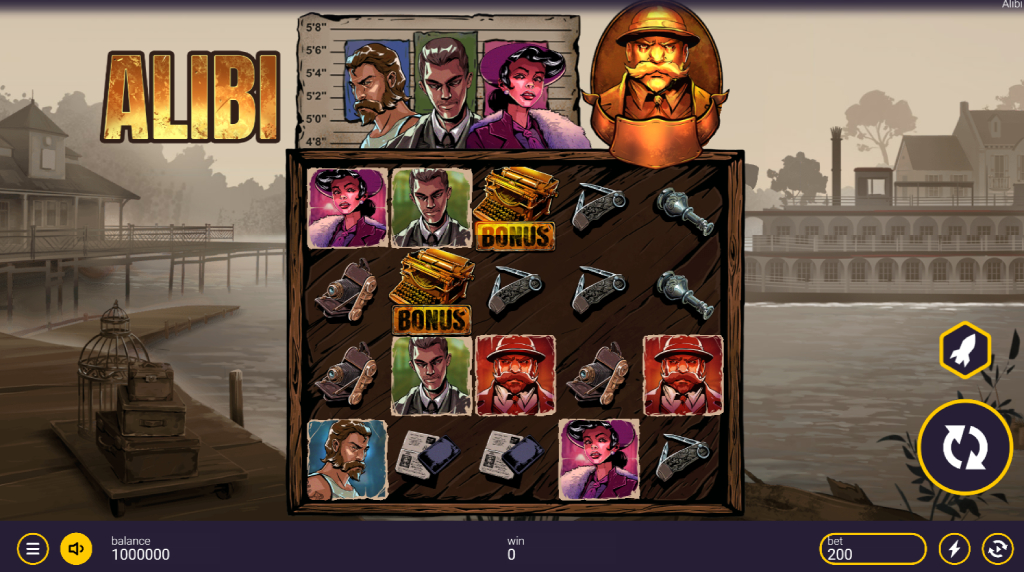 The Alibi Slot Game in Action