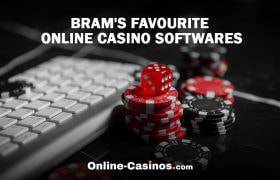 A banner introducing this page about the author’s favourite online casino software providers