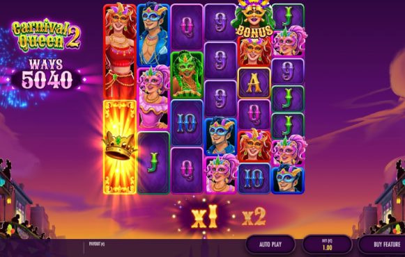 Screenshot from the New Carnival Queen 2 Slot by Thunderkick