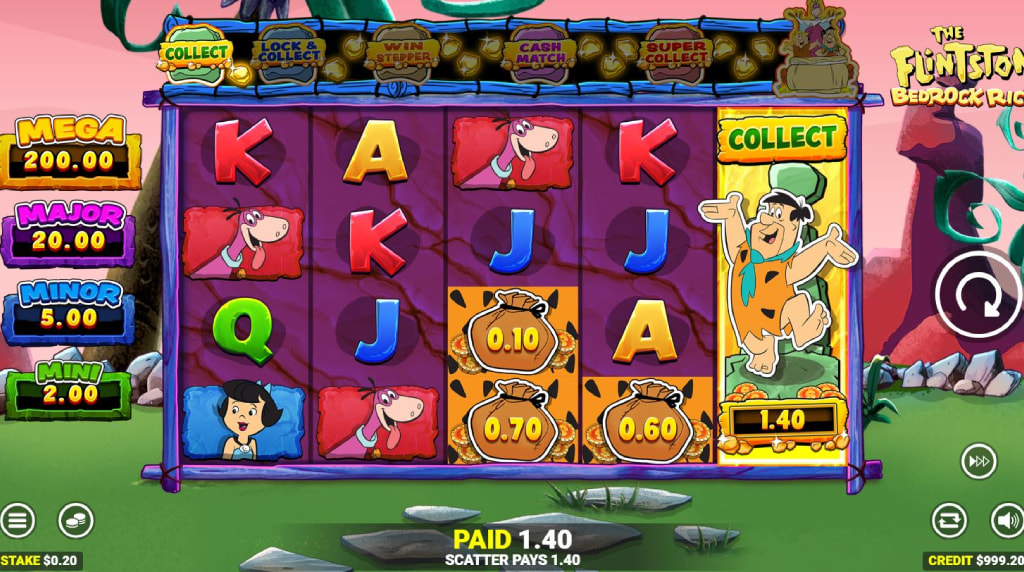 Screenshot of the Collect Symbol of The Flintstones Bedrock Riches