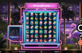 Screenshot from the New FruitPunk Slot by Yggdrasil Gaming