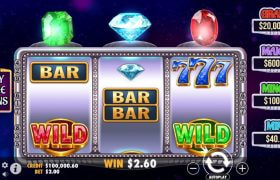 Screenshot from the New Gem Trio Slot by Pragmatic Play