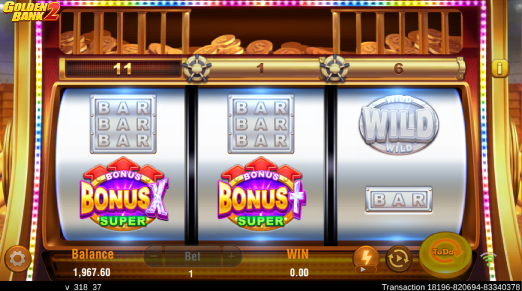 Screenshot of the Bonus Game of Golden Bank 2