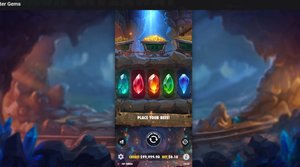Screenshot from the New Master Gems Slot by Pragmatic Play