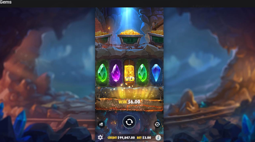 Screenshot of the Wild Symbol of Master Gems