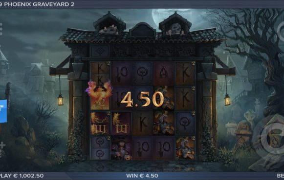 Screenshot from the New Phoenix Graveyard 2 Slot by ELK Studios