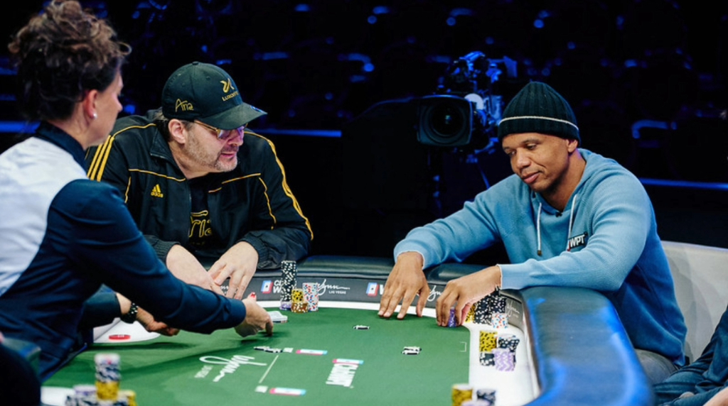 Poker Players Phil Ivey and Phil Hellmuth