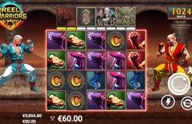 Screenshot from the New Reel Warriors Slot by AvatarUX