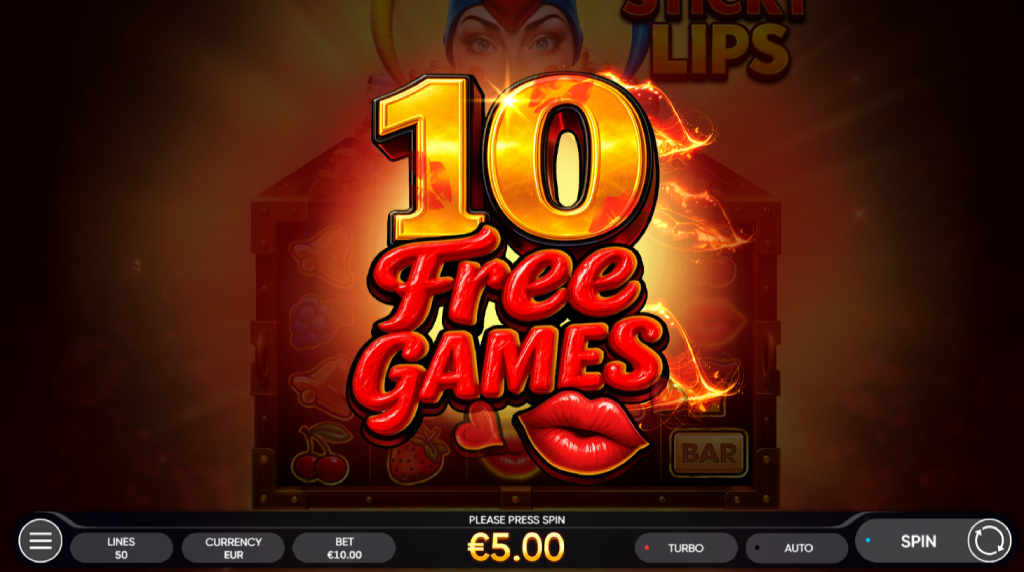 Free Spins on Sticky Lips