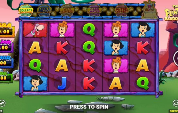 Screenshot from the New The Flintstones Bedrock Riches by Blueprint Gaming Game