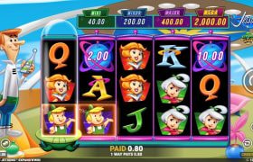 Skärmbild av nya spelautomaten The Jetsons från Blueprint Gaming