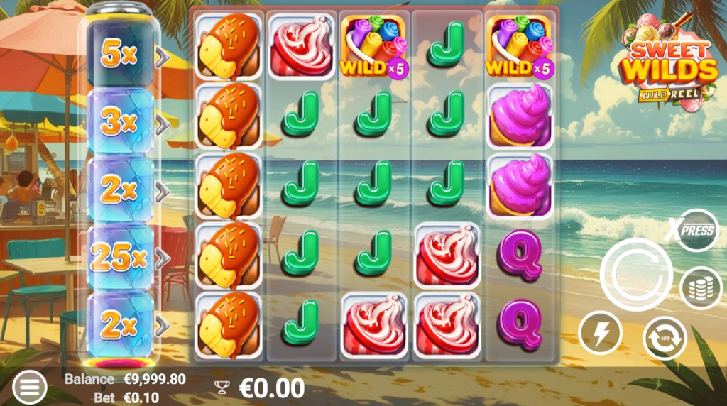 Screenshot of the Wild Reel of Sweet Wilds