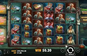 Screenshot from the New Zombie School Megaways Slot by Pragmatic Play