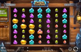 Screenshot from the New Crystal Clusters by BGaming Game