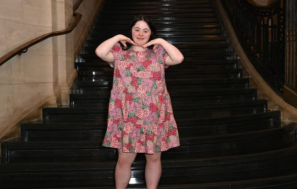 Ellie Goldstein attending the 'Models of Diversity 2025' in London.