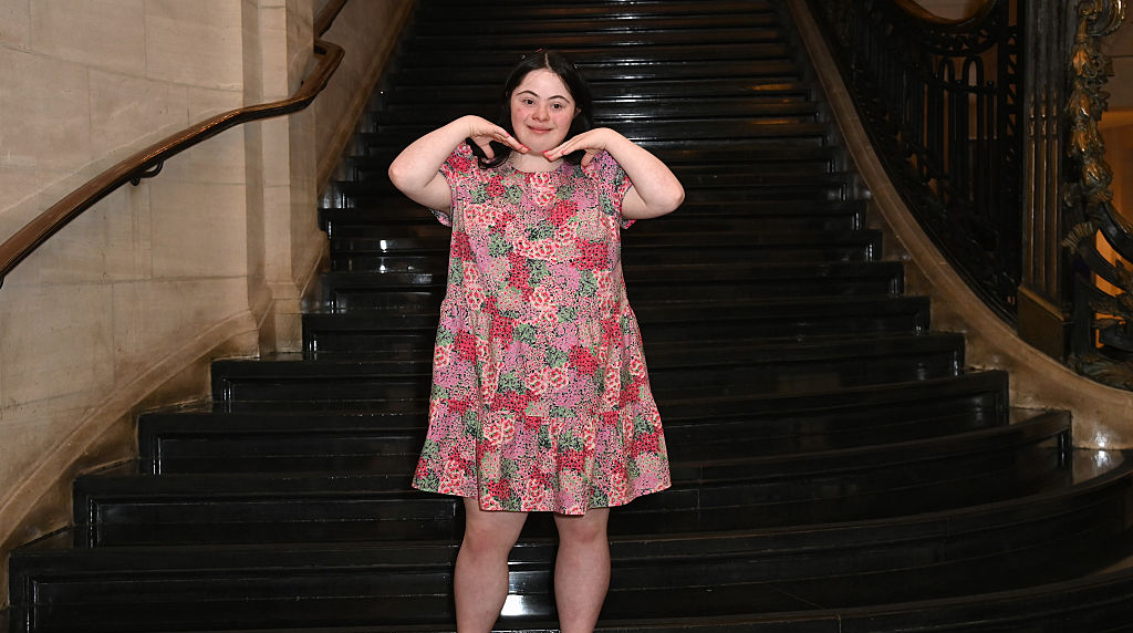 Ellie Goldstein attending the 'Models of Diversity 2025' in London.