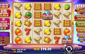 Screenshot from the New Jackpot Blaze Slot by Pragmatic Play