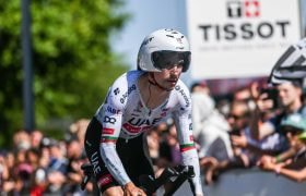 Tour de France 2025 - Joao Almeida in action on stage 5