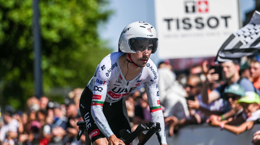 Tour de France 2025 - Joao Almeida in action on stage 5