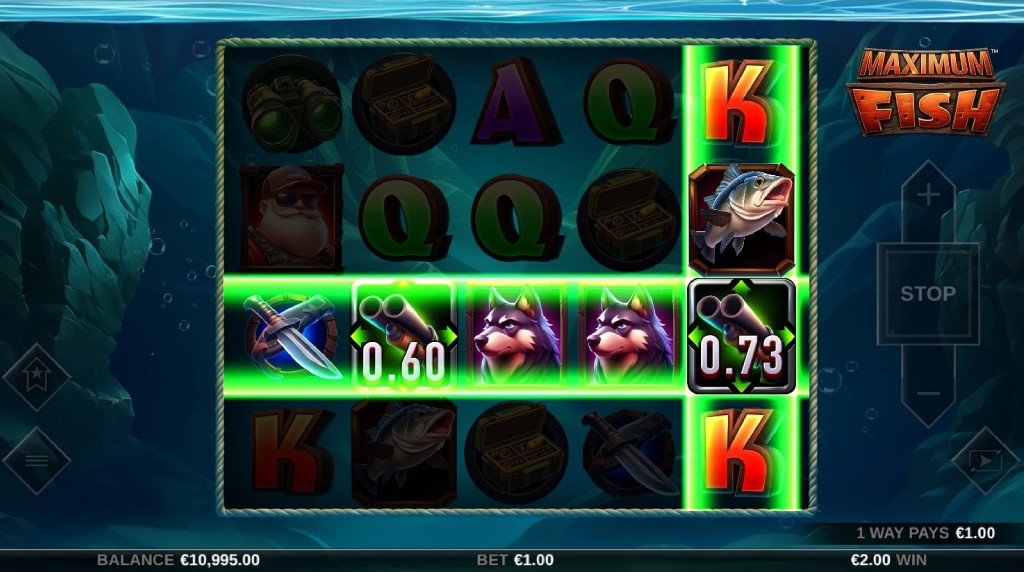 Screenshot from the New Maximum Fish Slot by Hot Rise Games