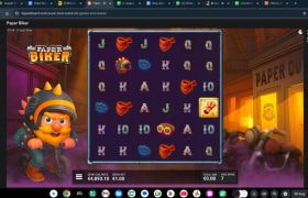 Screenshot from the New Paper Biker by Bulshark Games Game