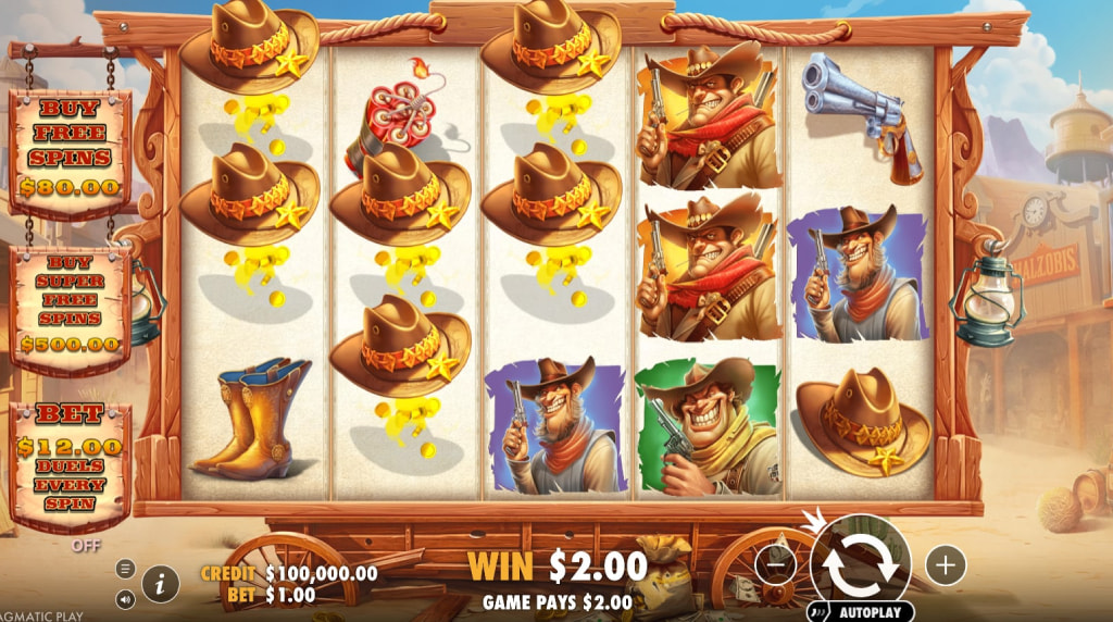 Screenshot from the New Bounty Hunter by Pragmatic Play Game