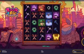 Screenshot from the New Bubblegum and Robo Slot by Peter & Sons