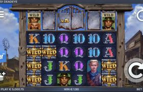 Skärmbild av det nya spelet Deadeye från ELK Studios