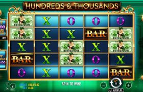Screenshot from the New Hundreds & Thousands by Pragmatic Play Game