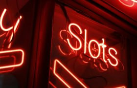Neon Slots Sign