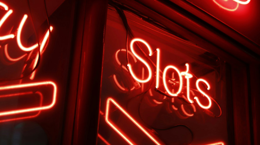 Neon Slots Sign