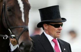 Trainer Aidan O'Brien and Lambourn Parading at the Betfred Derby.