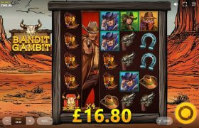 Screenshot from the New Bandit Gambit Slot by Max Win Gaming