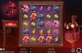 Screenshot from the New Clucking Hell Slot by BGaming