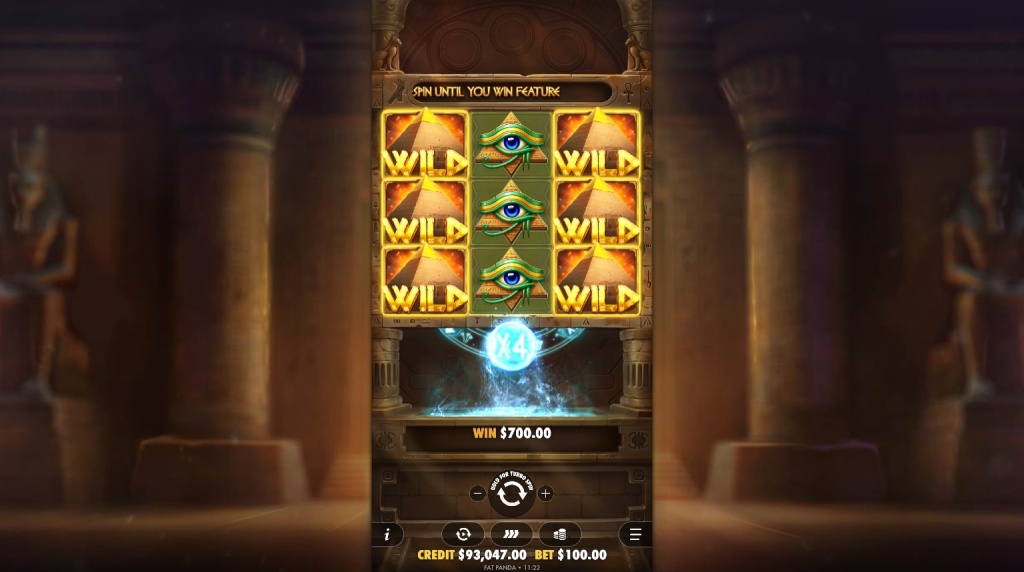 Screenshot of the multiplier wheel of Code of Cairo