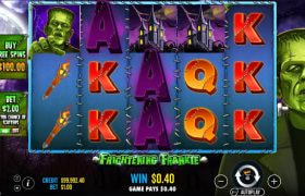 Screenshot from the New Frightening Frankie Slot by Pragmatic Play