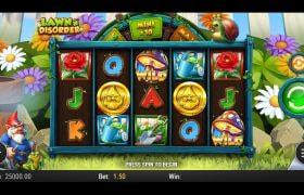 Screenshot from the New Lawn'n Disorder Slot by Play'n GO
