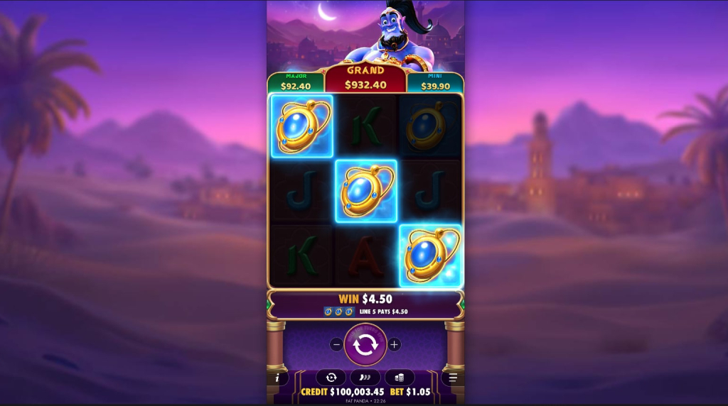 Screenshot from the New Mystic Wishes Slot by Pragmatic Play