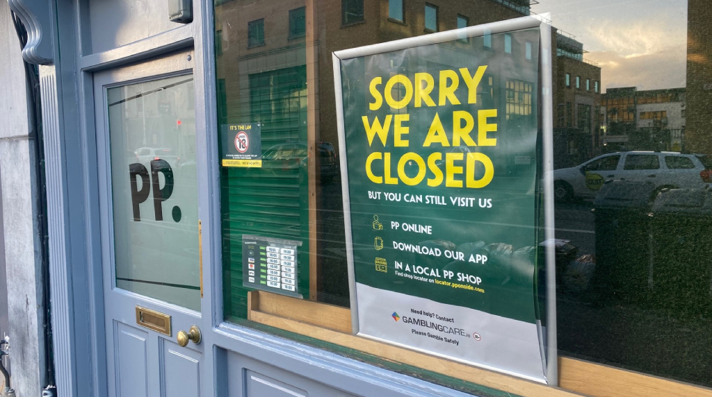 Paddy Power Set to Close Another 57 UK and Irish Shops