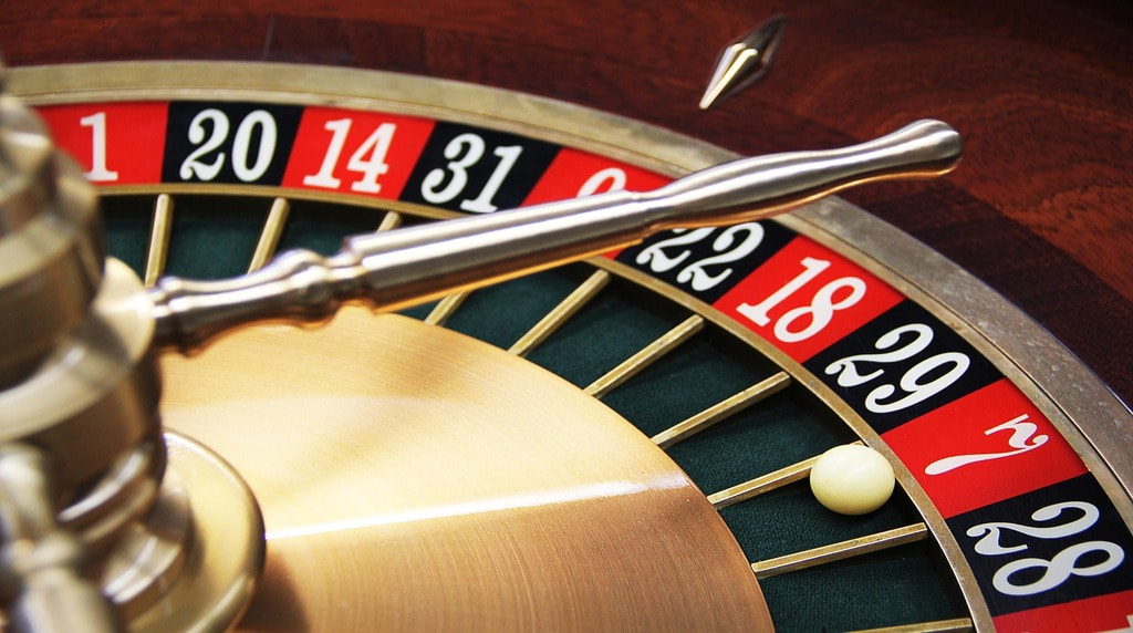 A Traditional Roulette Wheel in a Casino