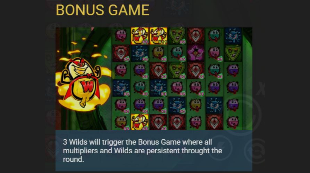 Skärmbild av free spins i Spinfection