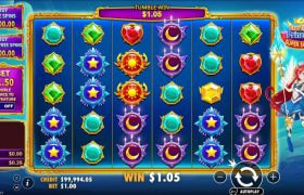 Screenshot from the new Starlight Princess Super Scatter slot by Pragmatic Play