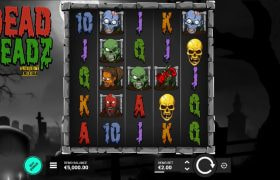 Screenshot from the New Dead Headz Slot by Jinx Gaming