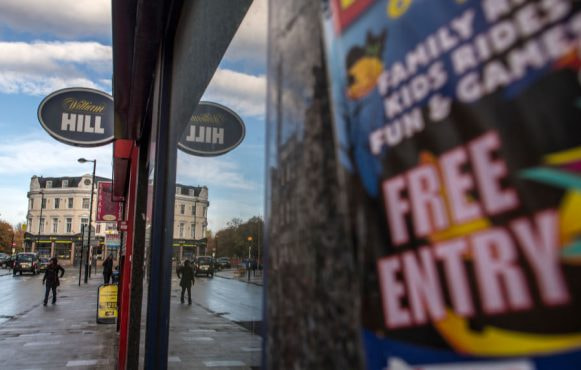 An Exterior Shot of a William Hill Betting Shop