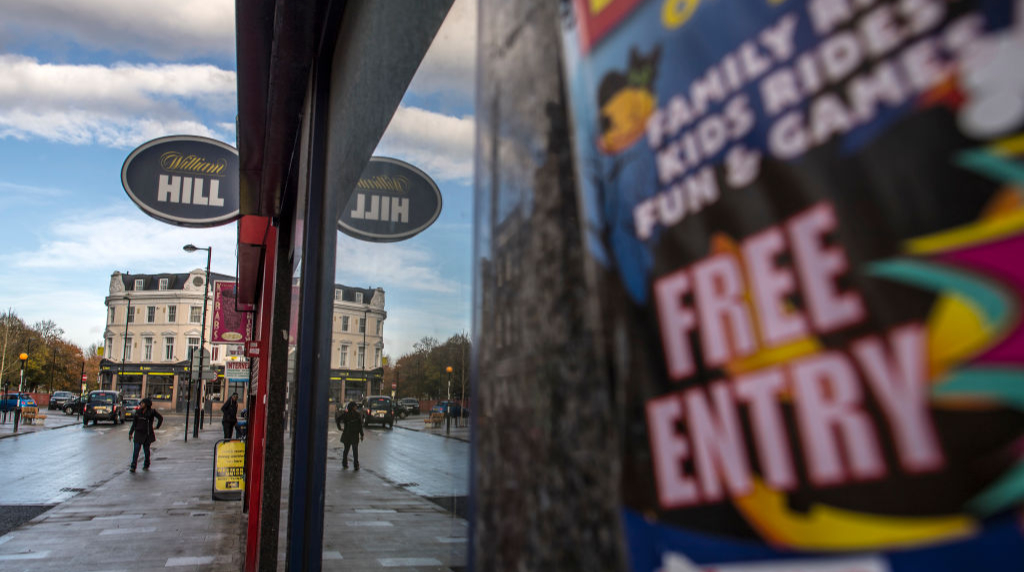 An Exterior Shot of a William Hill Betting Shop