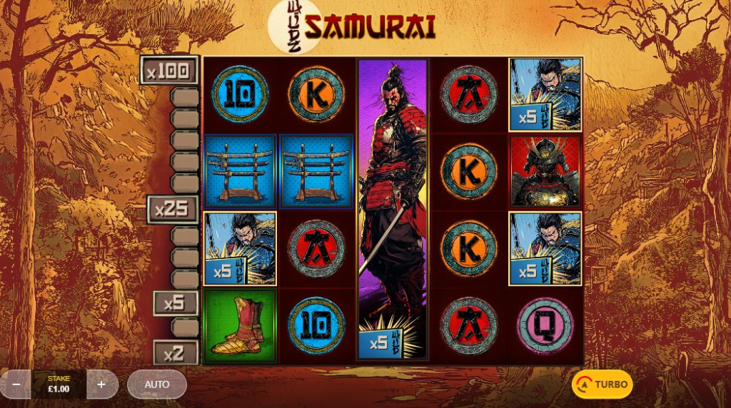 Screenshot from the Nudging Wilds of Samurai Wildz