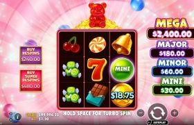 Screenshot from the New Super Gummy Strike Slot by Pragmatic Play