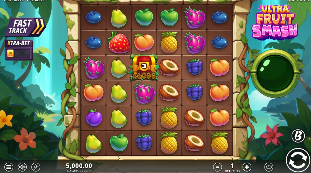 Screenshot from the New Ultra Fruit Smash Slot by Slotmill