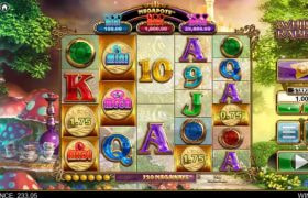 Screenshot from the New White Rabbit 2 Slot by Big Time Gaming