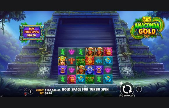 Screenshot from the New Anaconda Gold Slot by Pragmatic Play